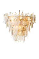 Sugared Glass Chandelier | Eichholtz Rhombus | Oroatrade.com
