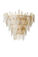 Sugared Glass Chandelier | Eichholtz Rhombus | Oroatrade.com