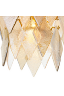 Sugared Glass Chandelier | Eichholtz Rhombus | Oroatrade.com