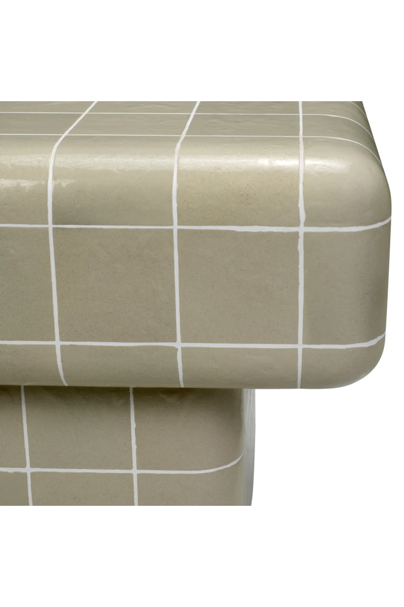 Gray Glazed Outdoor Side Table | Eichholtz Mateo