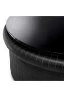 Round Black Glass Coffee Table | Eichholtz Tortugo | Oroatrade.com