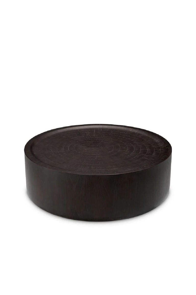 Dark Brown Round Coffee Table | Eichholtz Chambord | Oroatrade.com