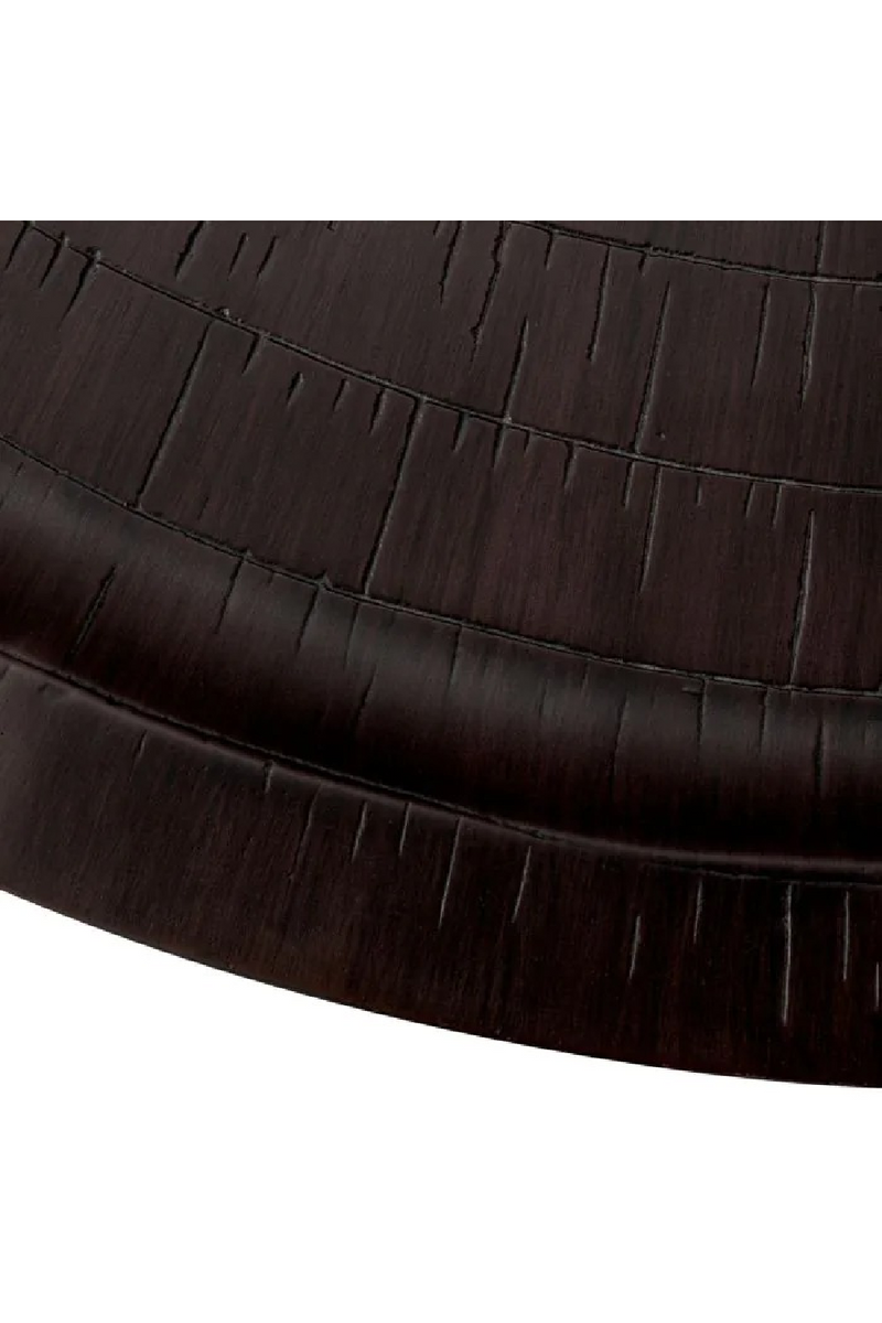 Dark Brown Round Coffee Table | Eichholtz Chambord | Oroatrade.com
