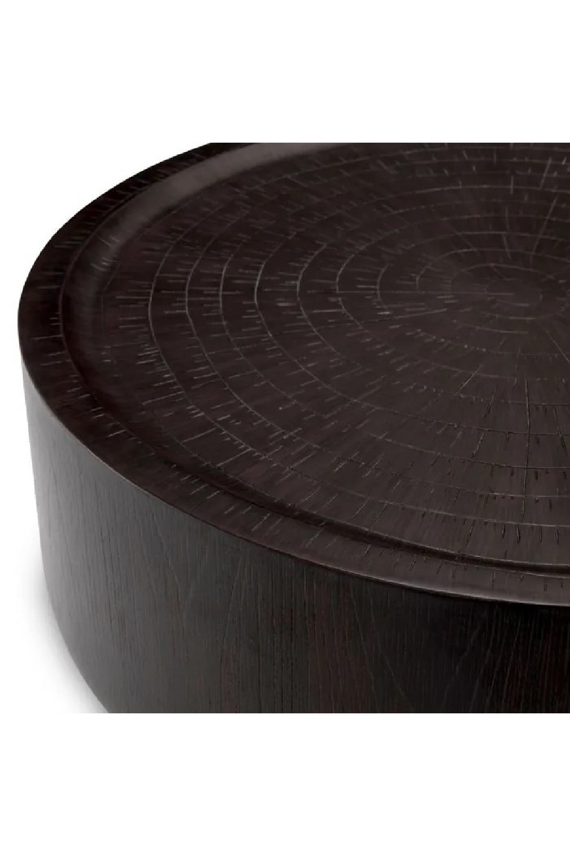 Dark Brown Round Coffee Table | Eichholtz Chambord | Oroatrade.com