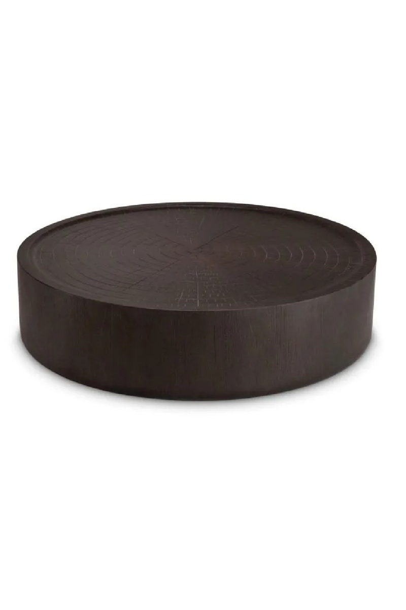 Dark Brown Round Coffee Table | Eichholtz Chambord | Oroatrade.com