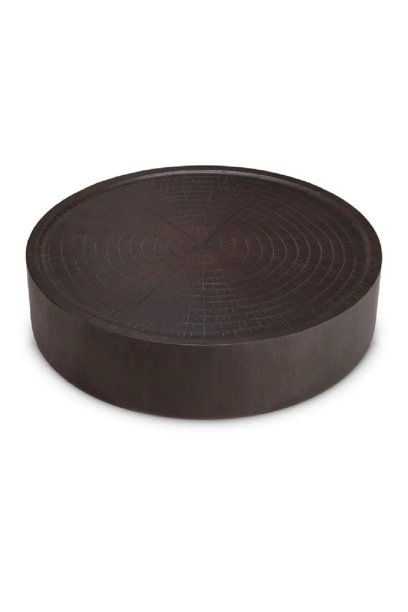 Dark Brown Round Coffee Table | Eichholtz Chambord | Oroatrade.com