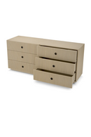 Ribbed Wood 6-Drawer Chest | Eichholtz Dimitrios | Oroatrade.com