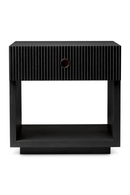 Ribbed Wood 1-Drawer Nightstand | Eichholtz Dimitrios | Oroatrade.com