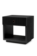 Ribbed Wood 1-Drawer Nightstand | Eichholtz Dimitrios | Oroatrade.com