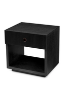 Ribbed Wood 1-Drawer Nightstand | Eichholtz Dimitrios | Oroatrade.com