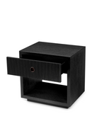 Ribbed Wood 1-Drawer Nightstand | Eichholtz Dimitrios | Oroatrade.com