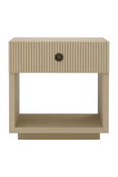Ribbed Wood 1-Drawer Nightstand | Eichholtz Dimitrios | Oroatrade.com