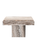 Travertine Central Base Side Table | Eichholtz Sartoria | Oroatrade.com