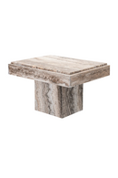 Travertine Central Base Side Table | Eichholtz Sartoria | Oroatrade.com
