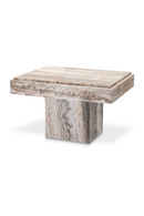 Travertine Central Base Side Table | Eichholtz Sartoria | Oroatrade.com