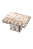 Travertine Central Base Side Table | Eichholtz Sartoria | Oroatrade.com