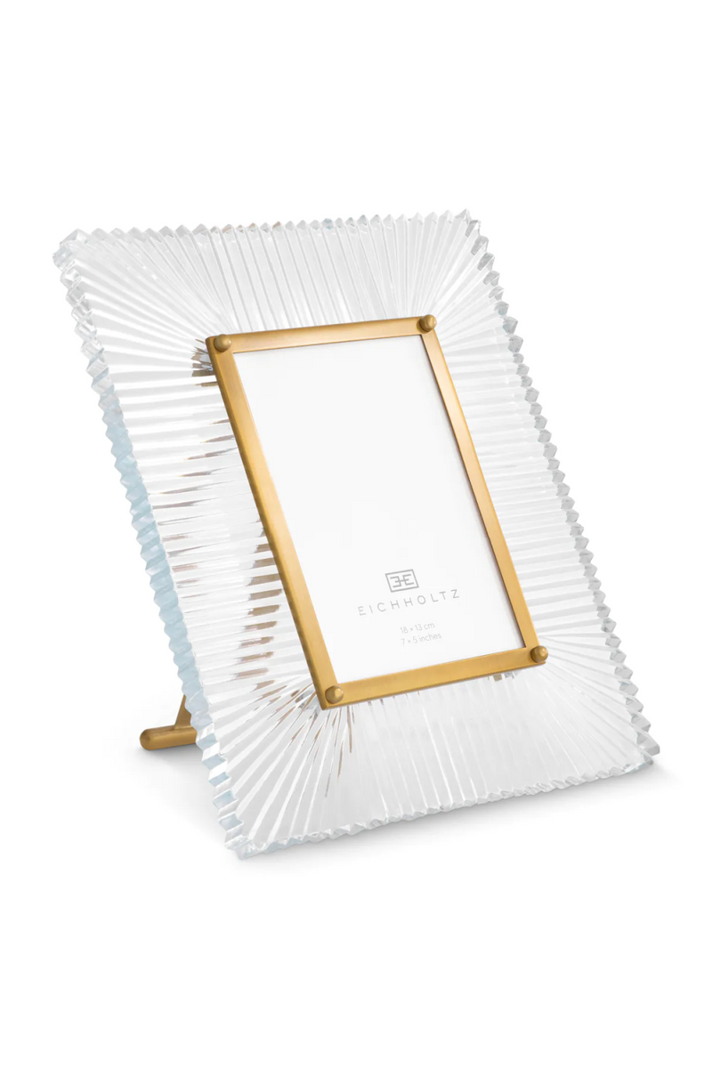 Carved Clear Glass Picture Frame | Eichholtz Camille | Oroatrade.com