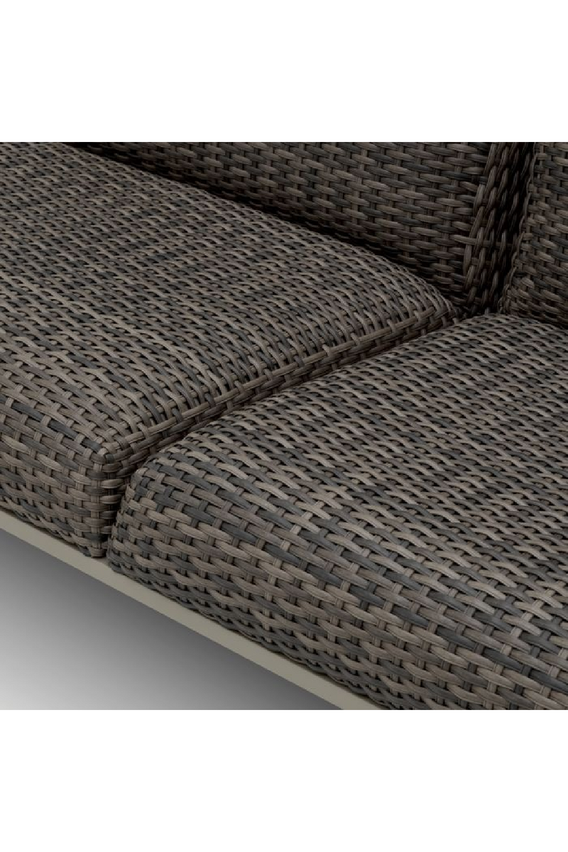 Gray Rattan Outdoor Sofa | Eichholtz Belle Vue | Oroatrade.com