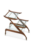 Brown Wooden Double Trolley | Eichholtz Manzo | Oroatrade.com