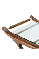 Brown Wooden Double Trolley | Eichholtz Manzo | Oroatrade.com