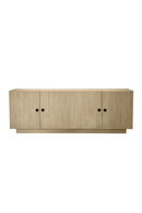 Ribbed Oak 4-Door Dresser | Eichholtz Dimitrios | Oroatrade.com