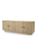 Ribbed Oak 4-Door Dresser | Eichholtz Dimitrios | Oroatrade.com