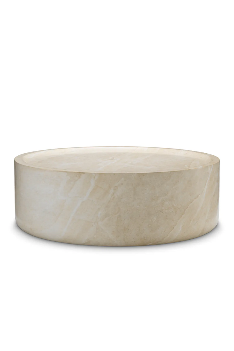 Marble Round Outdoor Coffee Table | Eichholtz Joshua | Oroatrade.com