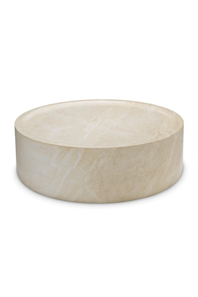 Marble Round Outdoor Coffee Table | Eichholtz Joshua | Oroatrade.com