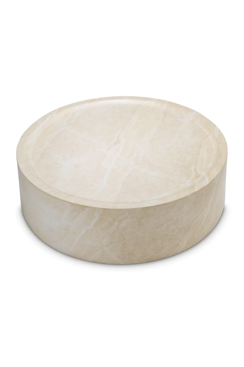 Marble Round Outdoor Coffee Table | Eichholtz Joshua | Oroatrade.com