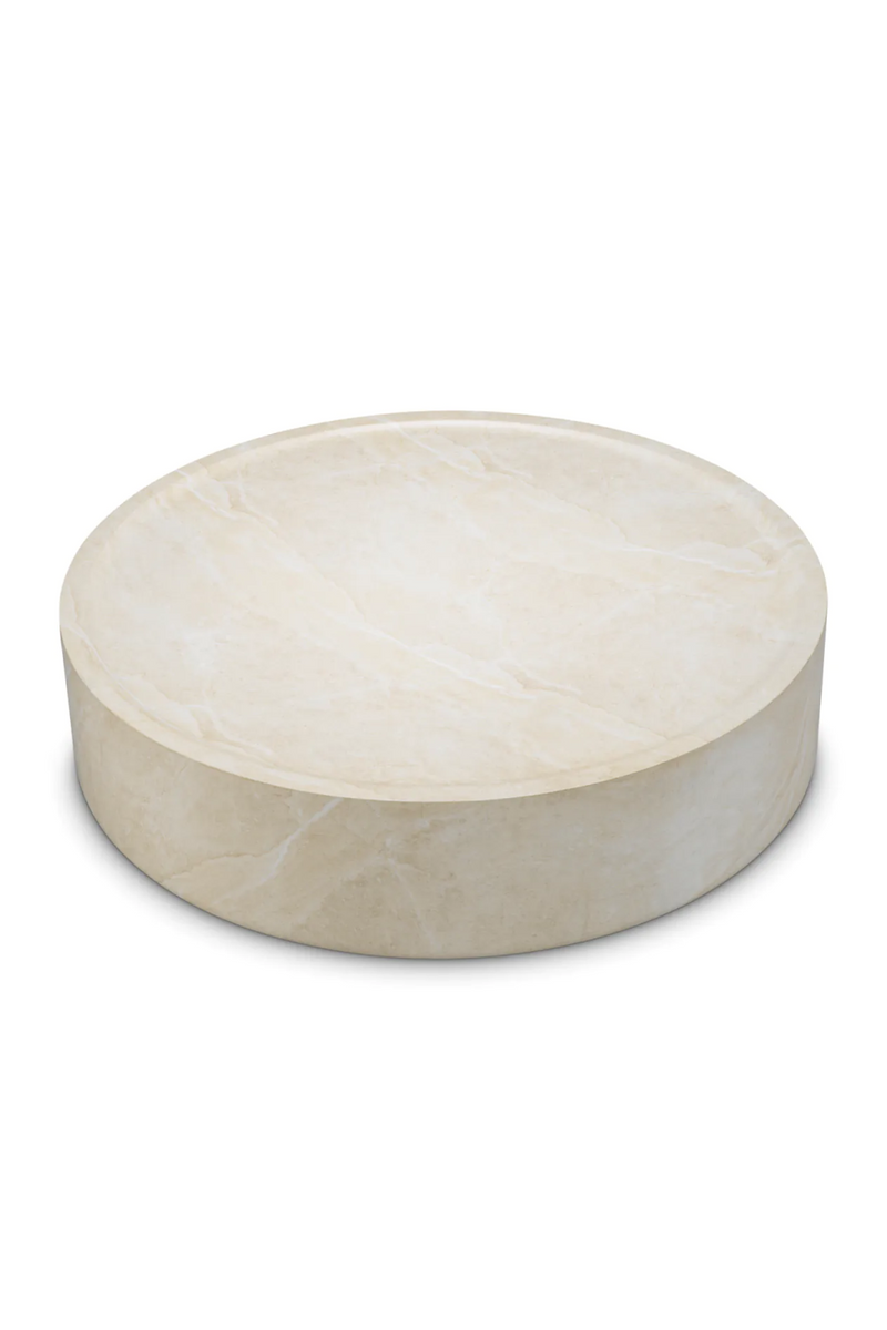 Marble Round Outdoor Coffee Table | Eichholtz Joshua | Oroatrade.com