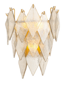 Sugared Glass Cascading Wall Lamp | Eichholtz Rhombus | Oroatrade.com