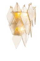Sugared Glass Cascading Wall Lamp | Eichholtz Rhombus | Oroatrade.com