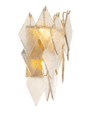 Sugared Glass Cascading Wall Lamp | Eichholtz Rhombus | Oroatrade.com