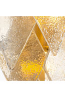 Sugared Glass Cascading Wall Lamp | Eichholtz Rhombus | Oroatrade.com