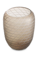 Handcut Patterned Glass Vase | Eichholtz Tarano | Oroatrade.com