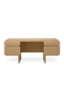 Natural Oak 4-Drawer Desk | Eichholtz Colston | Oroatrade.com