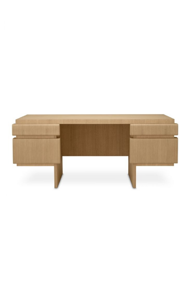 Natural Oak 4-Drawer Desk | Eichholtz Colston | Oroatrade.com