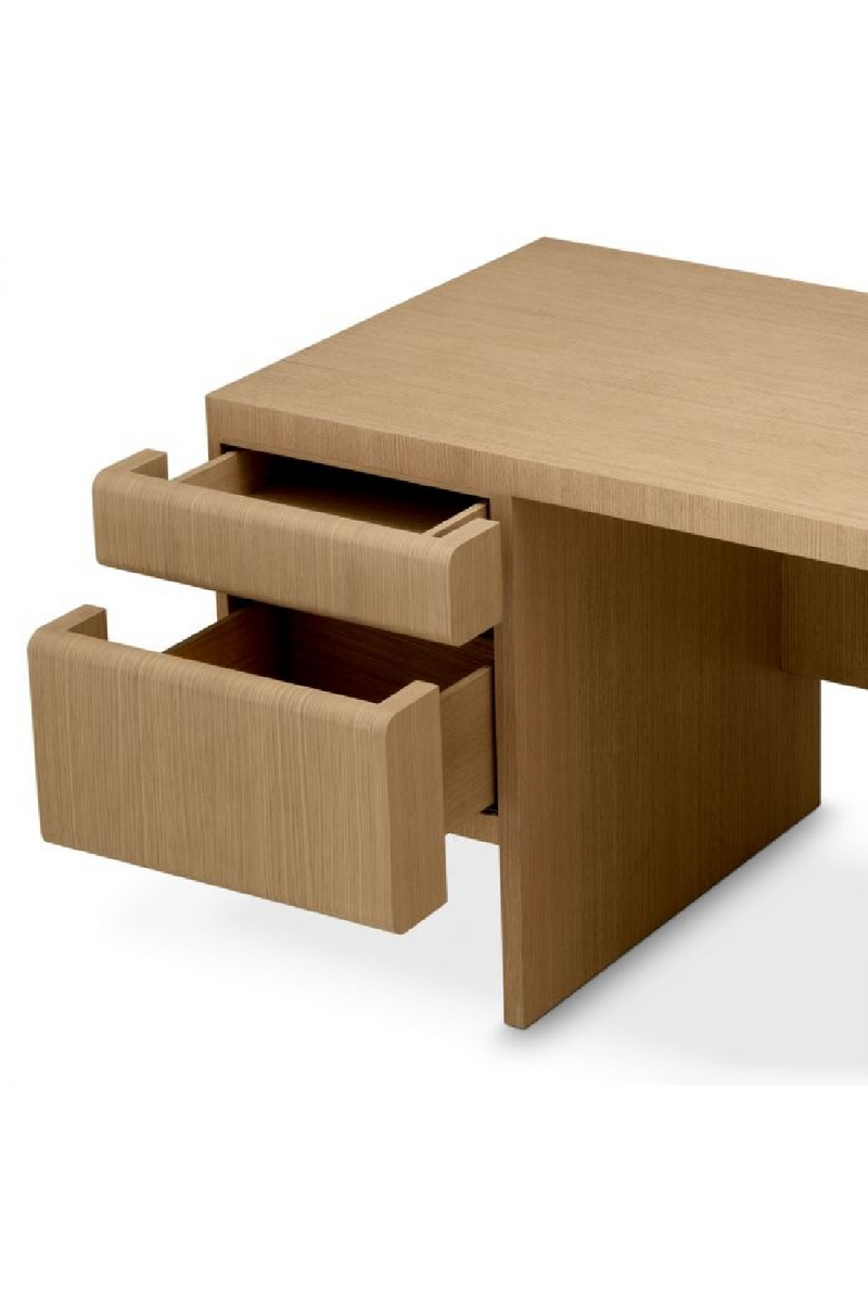 Natural Oak 4-Drawer Desk | Eichholtz Colston | Oroatrade.com