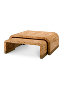 Mappa Burl Coffee Table Set (3) | Eichholtz Quinton | Oroatrade.com