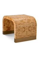 Arched Mappa Burl Side Table | Eichholtz Quinton | Oroatrade.com