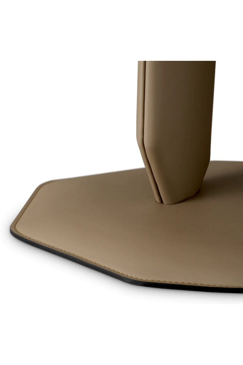 Brown Leather Side Table | Eichholtz Maurizio | Oroatrade.com