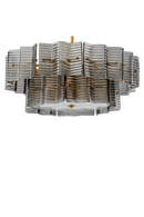 Ribbed Glass Chandelier | Eichholtz Silvano | Oroatrade.com