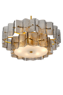 Ribbed Glass Chandelier | Eichholtz Silvano | Oroatrade.com