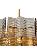 Ribbed Glass Chandelier | Eichholtz Silvano | Oroatrade.com