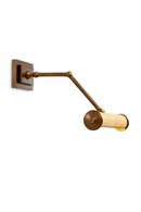 Antique Brass Rattan Wall Lamp S | Eichholtz Luca | Oroatrade.com