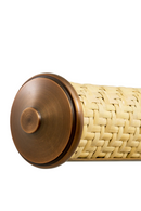 Antique Brass Rattan Wall Lamp L | Eichholtz Luca | Oroatrade.com