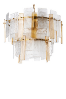 Textured Glass Chandelier | Eichholtz Cassiano | Oroatrade.com