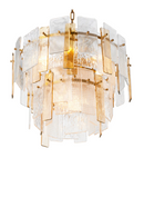 Textured Glass Chandelier | Eichholtz Cassiano | Oroatrade.com