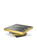 Smoked Glass Tiered Coffee Table | Eichholtz Zamora | Oroatrade.com