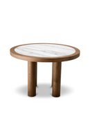 Round Walnut Veneer Dining Table | Eichholtz Presedio | Oroatrade.com